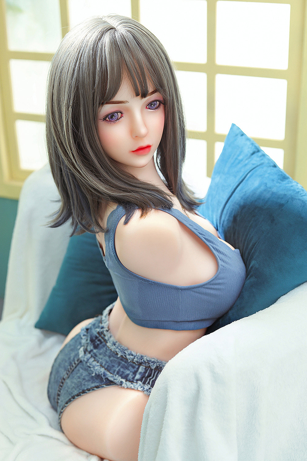 SY DOLL | 65cm (2.13') - TPE - Endearing Lifelike Small Breasts Half-Body Torso Sex Doll - CoCo