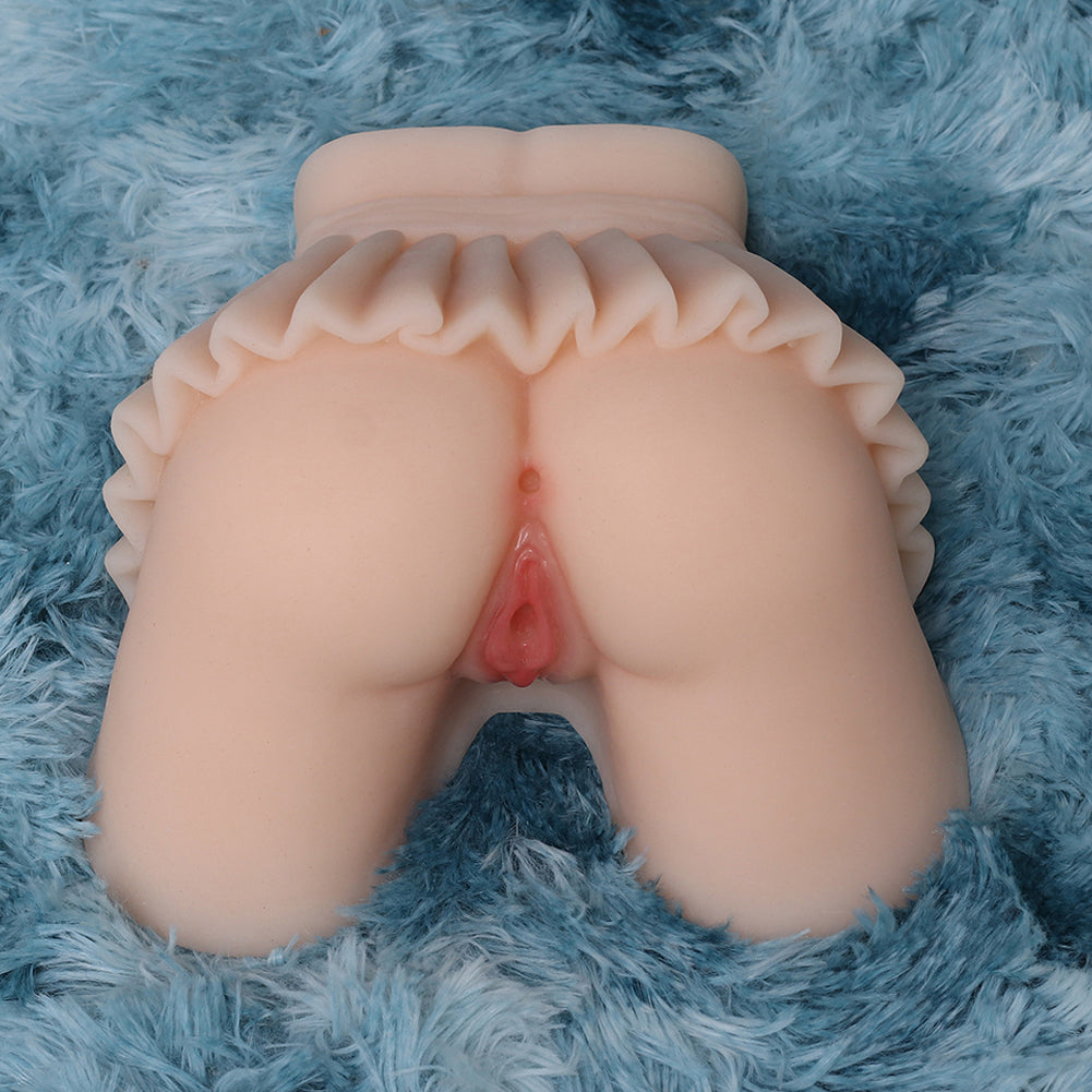 SY DOLL | 19cm (0.62') - TPE - Sculpted Hips Frilly Waist Lifelike Torso Sex Doll - Isabella