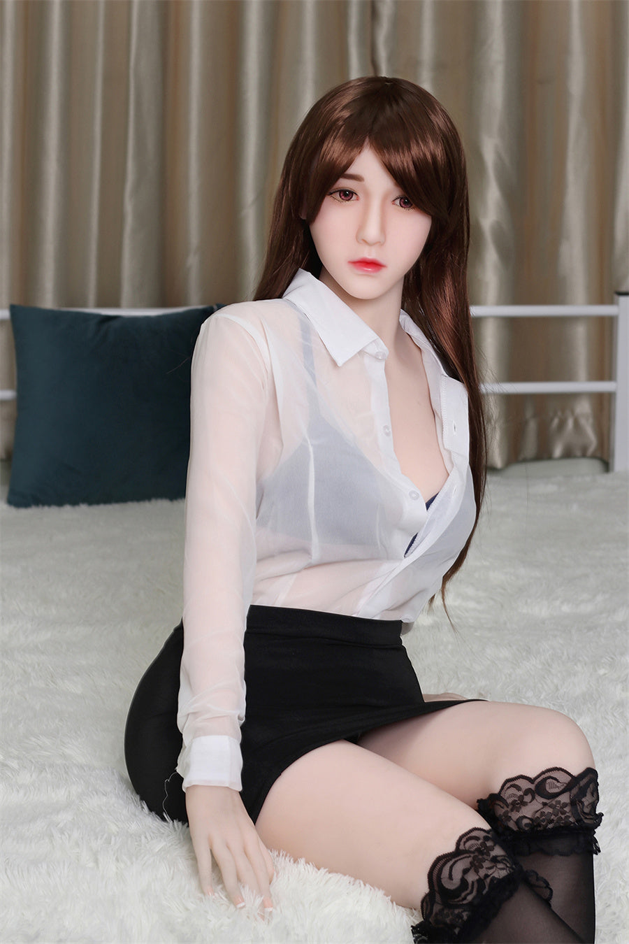 SY DOLL | 165cm(5.41’)-Silicone Head- Pink Nurse Costume Sex Doll - Ming