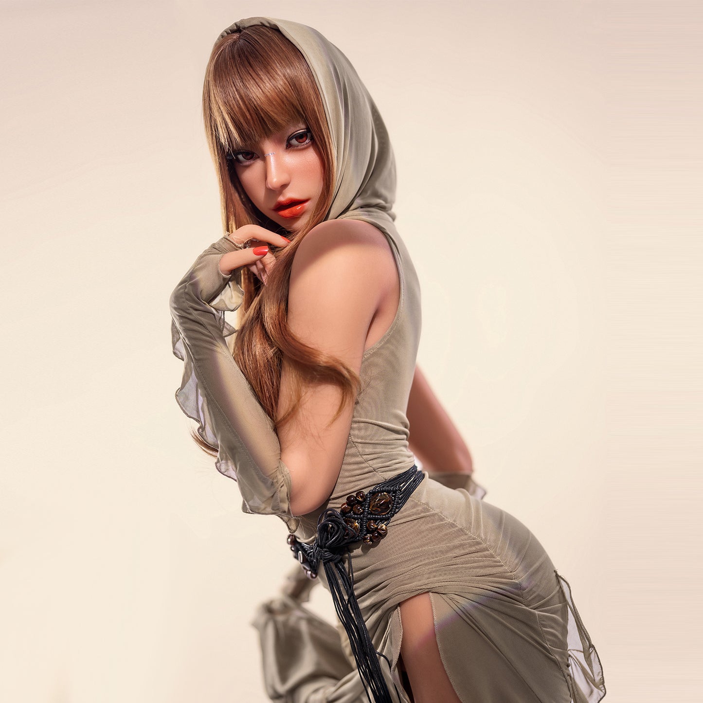 SY DOLL | 160cm(5.25‘)- Silicone Head - M Series Lifelike Dune Wasteland Style Jedi Knight Cosplay Sex Doll- Miya