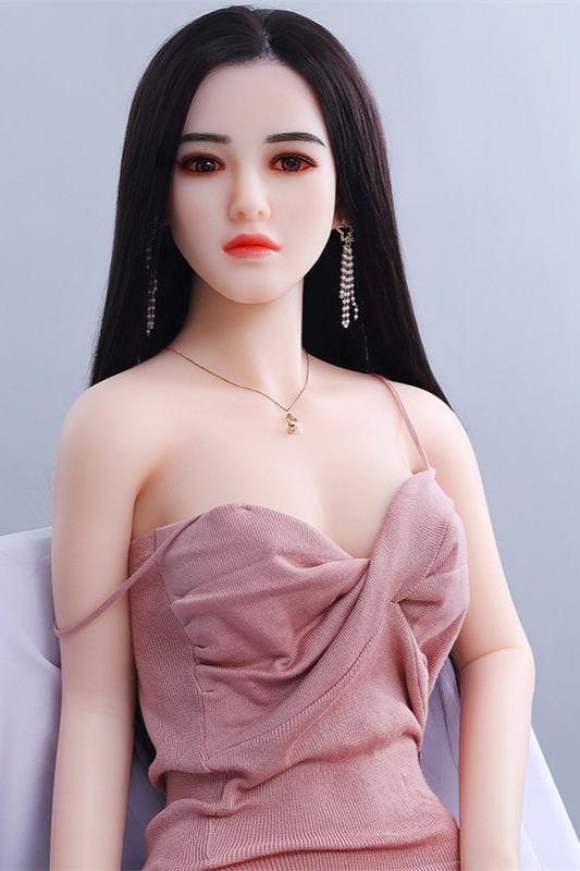 SY DOLL | 160cm(5.25‘) - Silicone Head - Realistic Sporty Asian Slim Sex Doll- Phoebe.