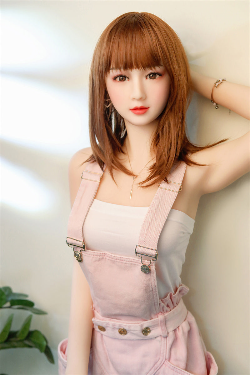 SY DOLL | 160cm(5.25‘) - Silicone Head - Realistic Sporty Asian Slim Sex Doll- Elysia