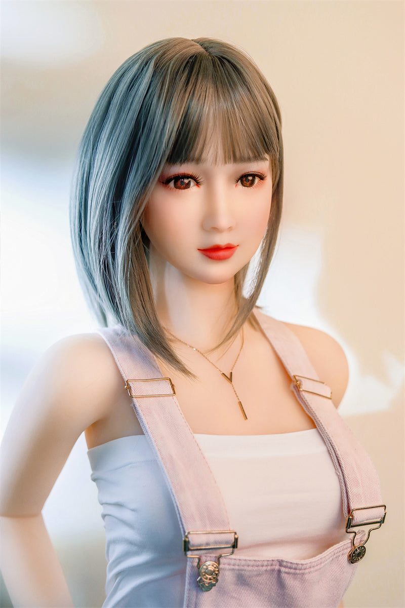 SY DOLL | 160cm(5.25‘) - Silicone Head - Realistic Sporty Asian Slim Sex Doll- Elysia