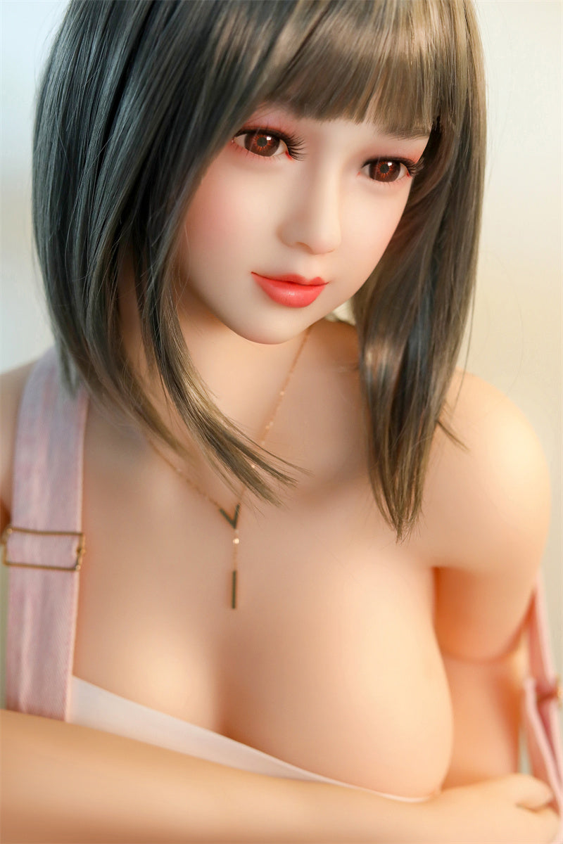 SY DOLL | 160cm(5.25‘) - Silicone Head - Realistic Sporty Asian Slim Sex Doll- Elysia
