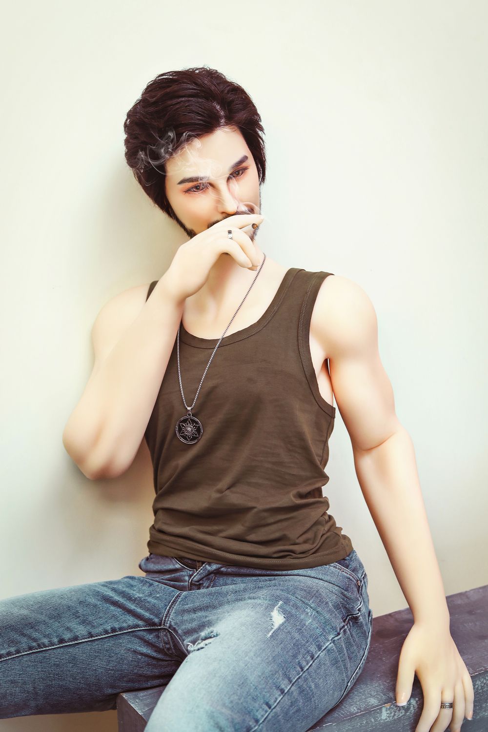 SY DOLL | 162cm(5.31’)- Silicone Head - Mature Lifelike Muscular Gay Male Sex Doll - James