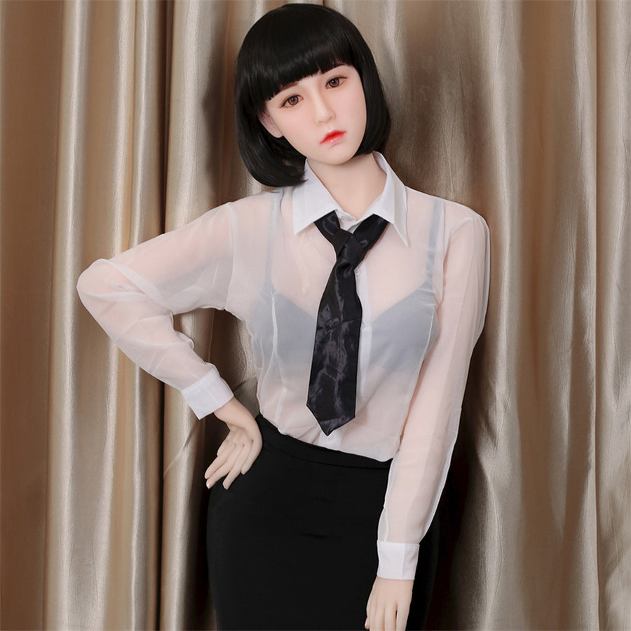 SY DOLL | 165cm(5.41’)-Silicone Head- Pink Nurse Costume Sex Doll - Ming