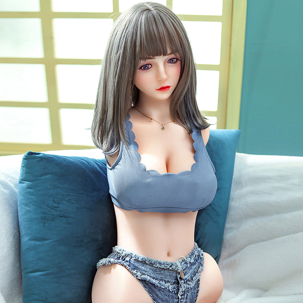 SY DOLL | 65cm (2.13') - TPE - Endearing Lifelike Small Breasts Half-Body Torso Sex Doll - CoCo