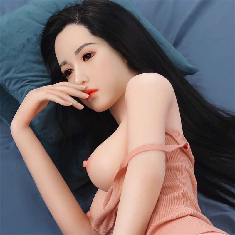 SY DOLL | 160cm(5.25‘) - Silicone Head - Realistic Sporty Asian Slim Sex Doll- Edda