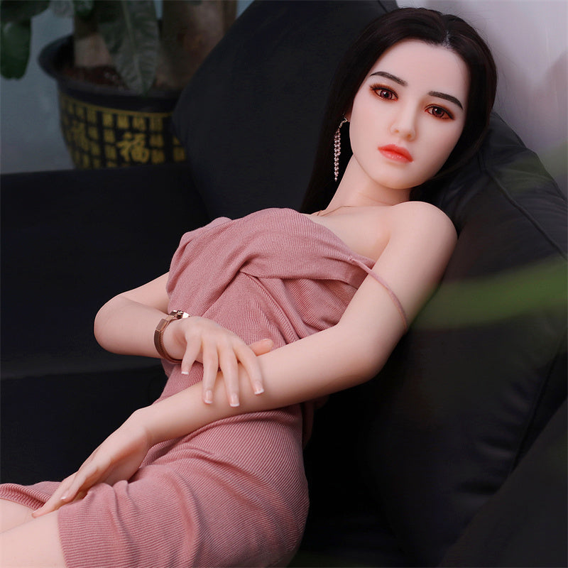 SY DOLL | 160cm(5.25‘) - Silicone Head - Realistic Sporty Asian Slim Sex Doll- Phoebe.