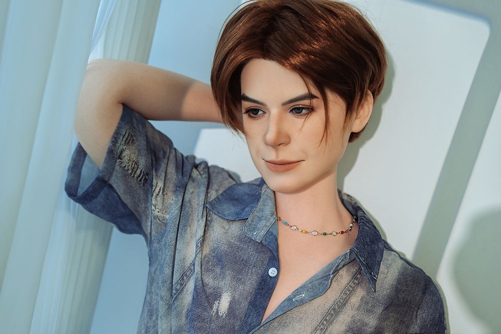SY DOLL | 160cm(5.25’)- Full Silicone - Automatic Penis Insertion - Charming Handsome Realistic Gay Male Sex Doll - Logan