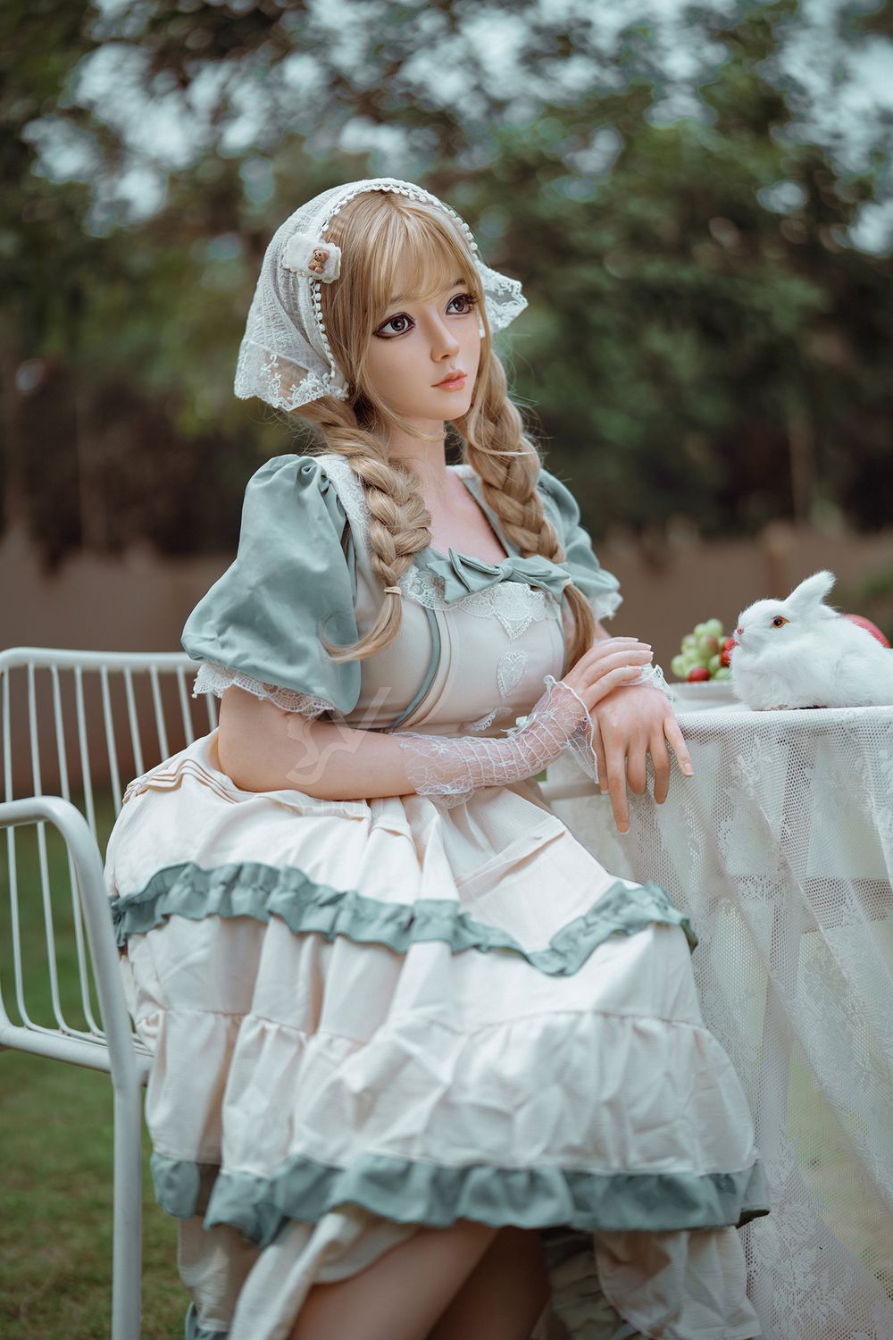 SY DOLL | 164cm(5.38‘) - Full Silicone - Realistic Seductive Alluring Sweet Blonde Lolita Big Breasts Sex Doll - Vanessa