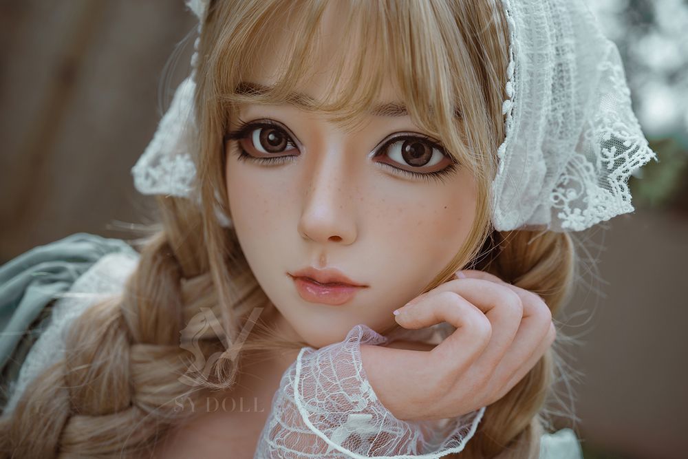 SY DOLL | 164cm(5.38‘) - Full Silicone - Realistic Seductive Alluring Sweet Blonde Lolita Big Breasts Sex Doll - Vanessa