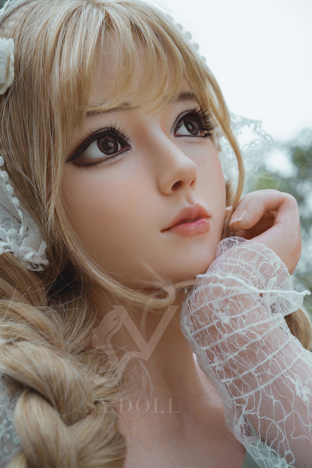 SY DOLL | 164cm(5.38‘) - Full Silicone - Realistic Seductive Alluring Sweet Blonde Lolita Big Breasts Sex Doll - Vanessa