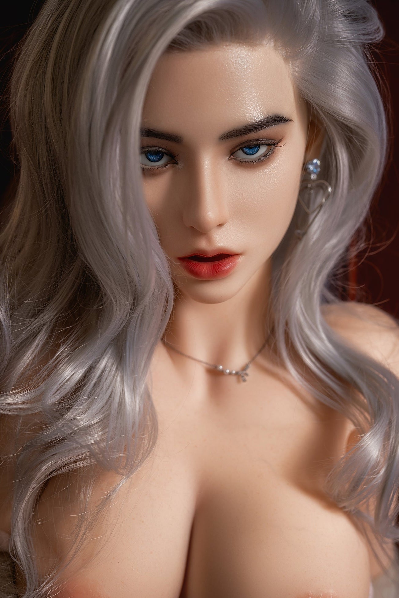 SY DOLL | 164cm(5.38‘) - Silicone Head - M Series Lifelike Chic Silver Hair Cosplay Sex Doll - Chloe