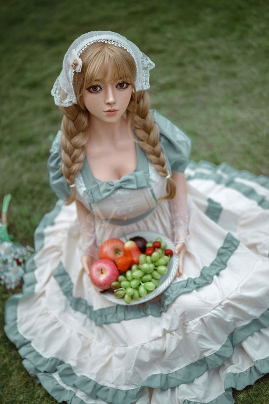 SY DOLL | 164cm(5.38‘) - Full Silicone - Realistic Seductive Alluring Sweet Blonde Lolita Big Breasts Sex Doll - Vanessa