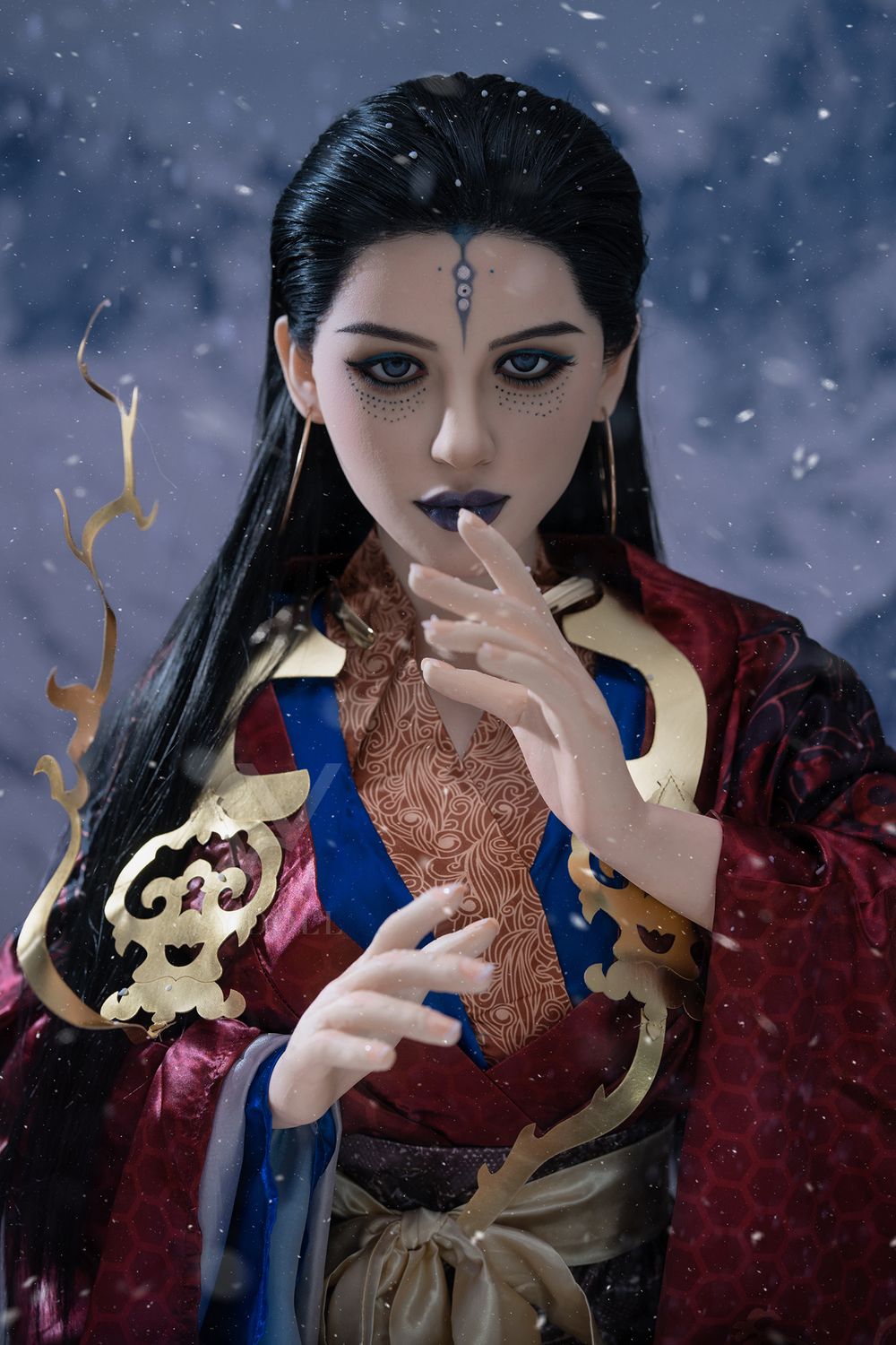 SY DOLL | 164cm ( 5.38’ ) - Full Silicone - Game Cosplay Dark Series Big Breasts Sex Doll - Keira