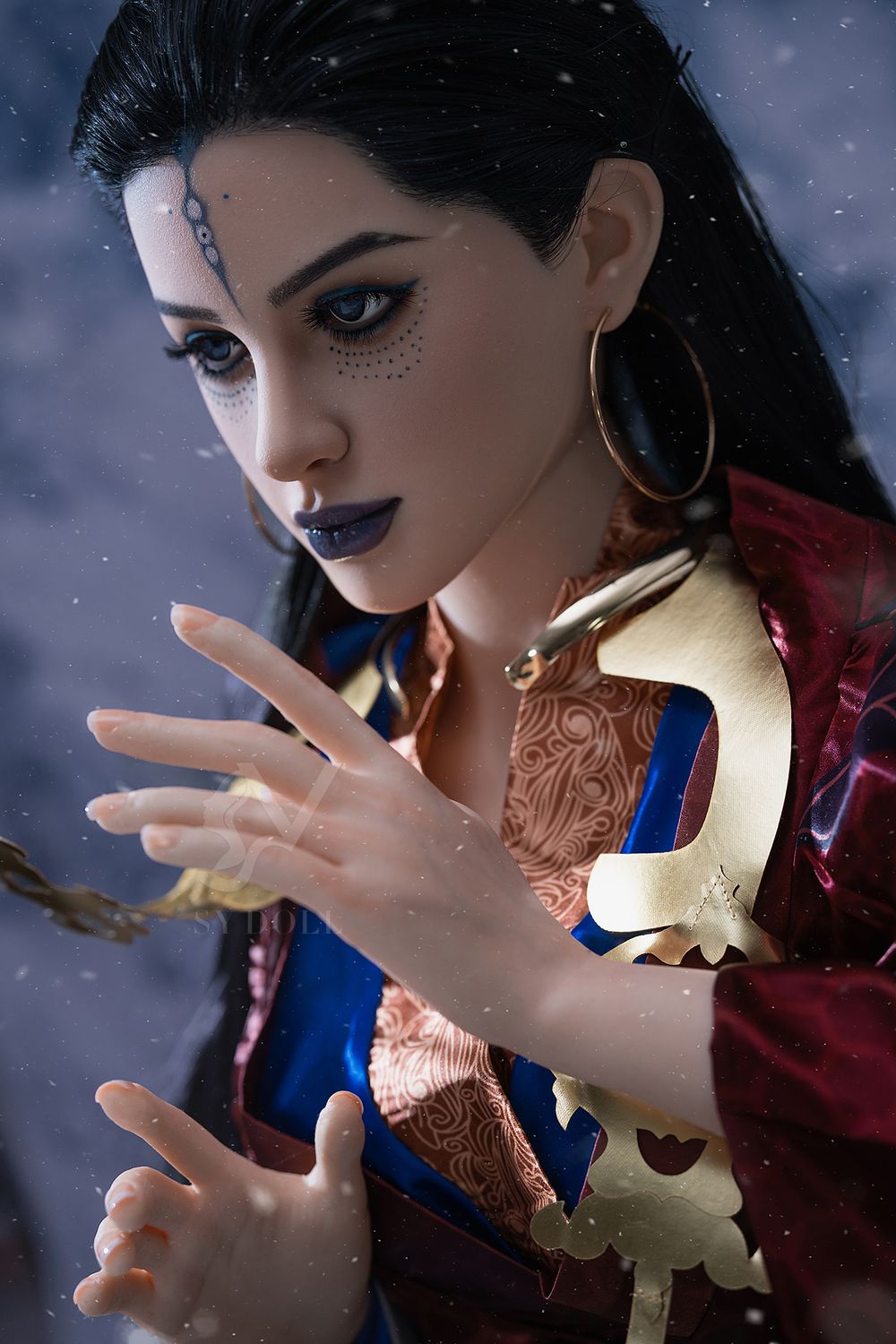 SY DOLL | 164cm ( 5.38’ ) - Full Silicone - Game Cosplay Dark Series Big Breasts Sex Doll - Keira