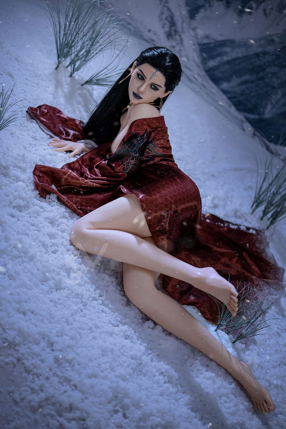 SY DOLL | 164cm ( 5.38’ ) - Full Silicone - Game Cosplay Dark Series Big Breasts Sex Doll - Keira