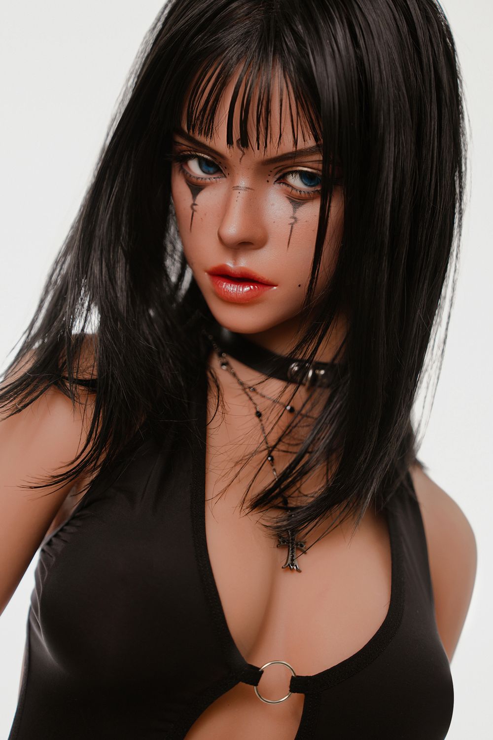 SY DOLL | 166cm(5.45‘) - Silicone Head - M Series Lifelike Sultry Japanese Katana Girl Cosplay Small Breasts Sex Doll - Raina