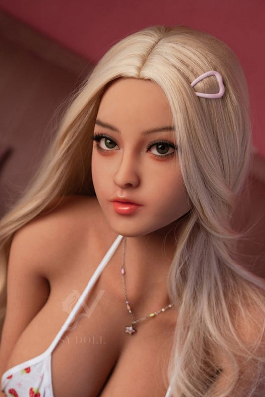 SY DOLL | 160cm(5.25‘) - Full TPE -  Realistic Captivating Blonde American Sweetheart Big Breasts Sex Doll - Daisy