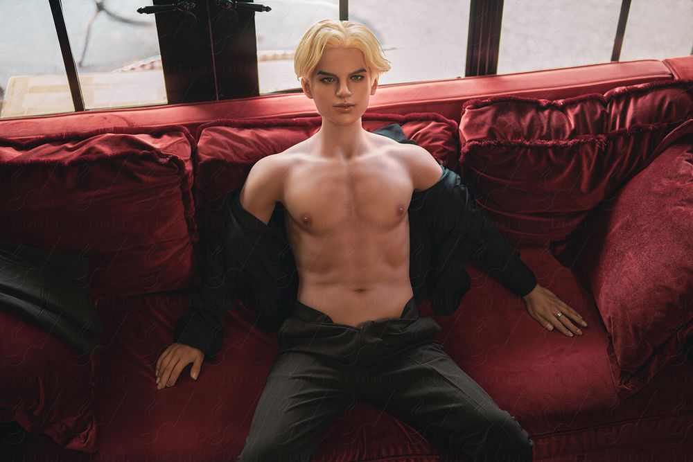SY DOLL | 168cm(5.31’)- Full Silicone - Automatic Penis Insertion - British Vintage Blonde Muscle Realistic Gay Male Sex Doll -  Alexis