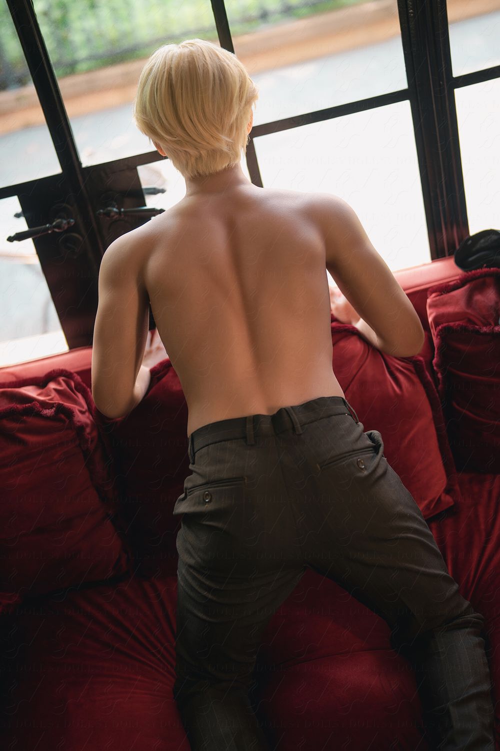 SY DOLL | 168cm(5.31’)- Full Silicone - Automatic Penis Insertion - British Vintage Blonde Muscle Realistic Gay Male Sex Doll -  Alexis