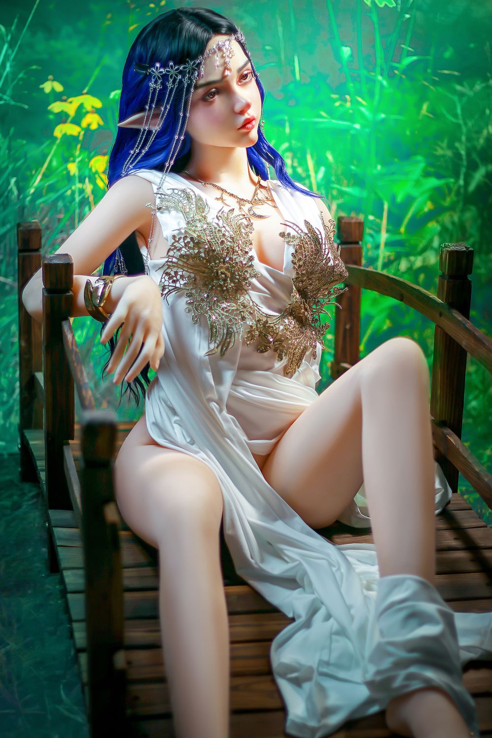 SY DOLL | 160cm(5.25‘)Silicone Head Beautiful Small Breasts Sex Doll - Ophelia07
