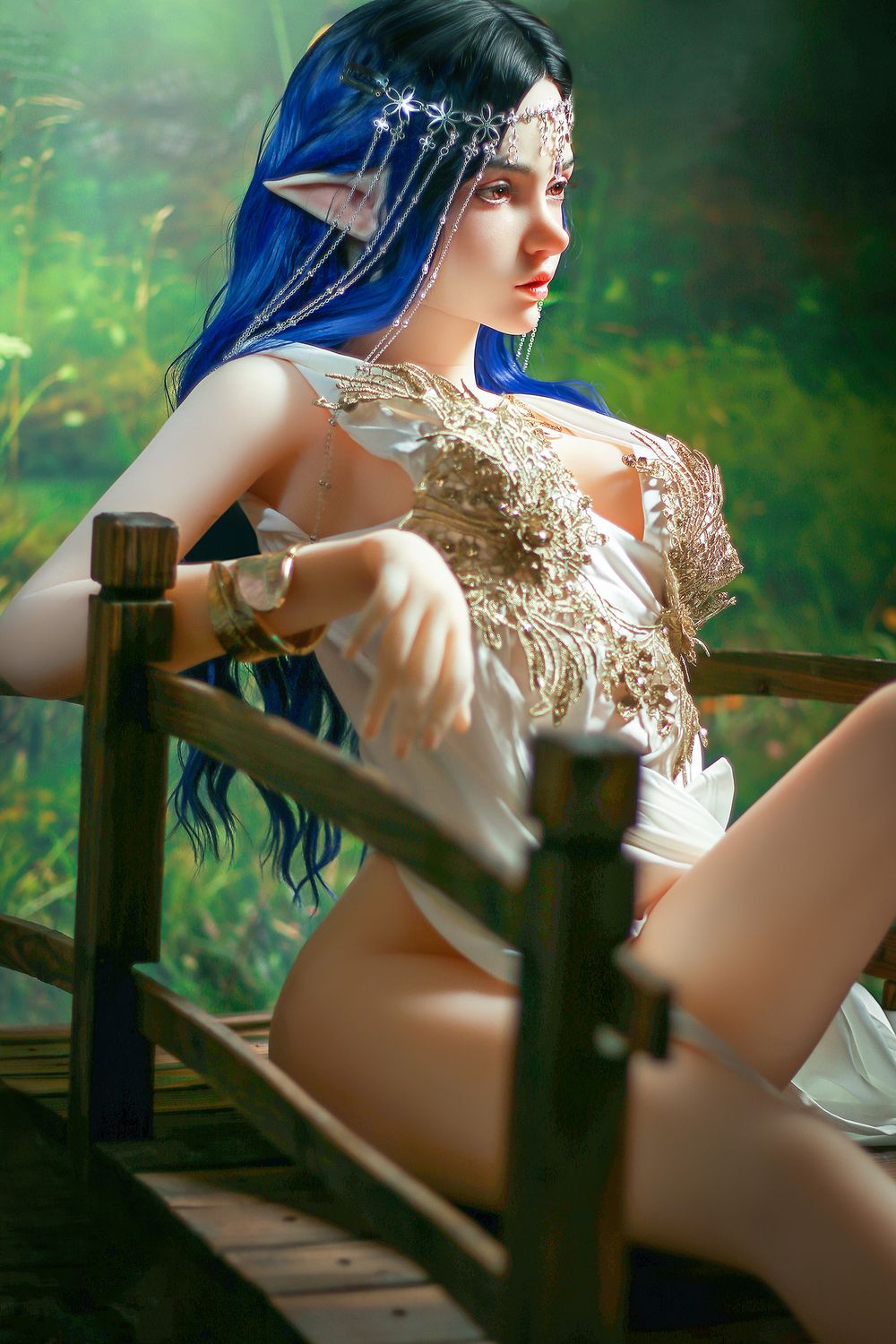 SY DOLL | 160cm(5.25‘)Silicone Head Beautiful Small Breasts Sex Doll - Ophelia09