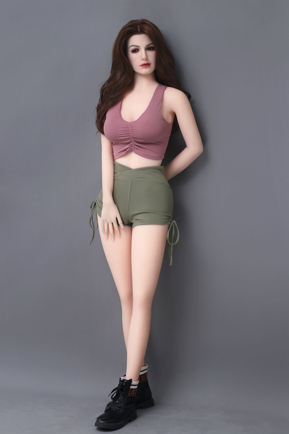 Jane - 5ft5in (165cm) Brown Hair Slim Lady Realistic TPE Sex Doll - Dollepoch