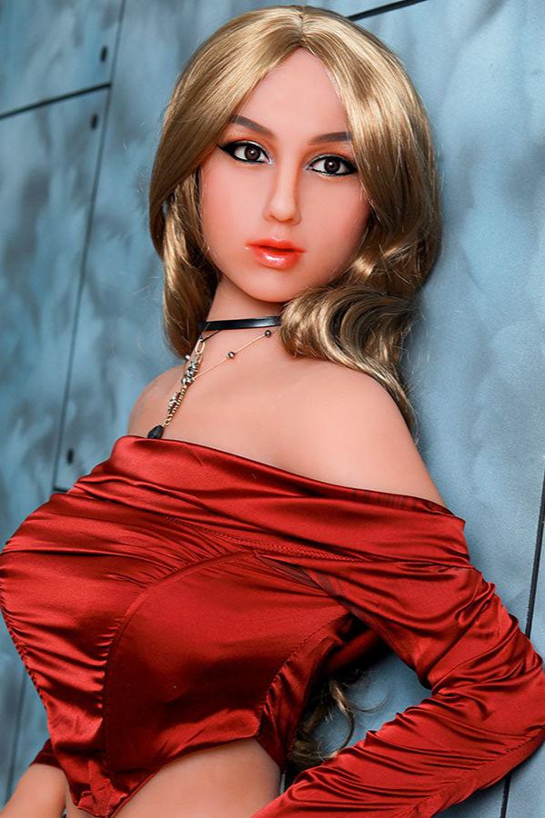 SY DOLL | 158cm (5’18”) - TPE - Enchanting Blonde Lifelike Big Breasts Sex Doll - Nathalia