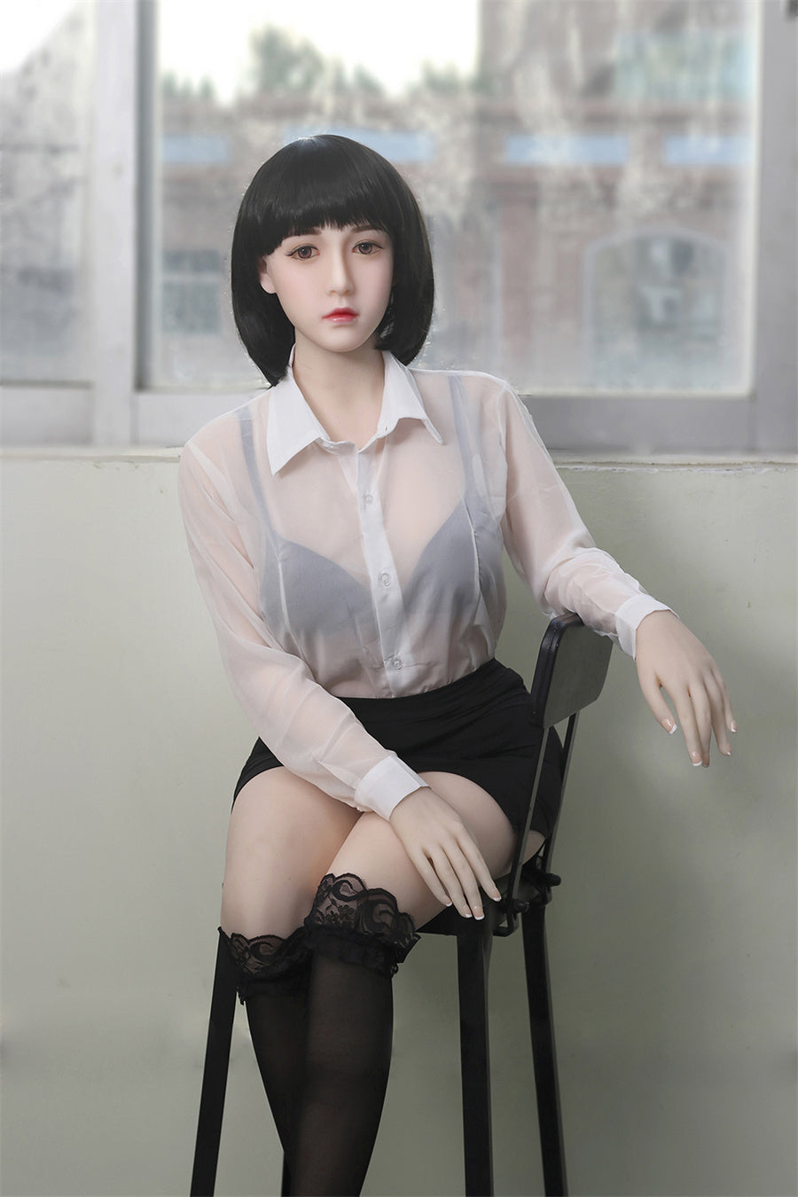 SY DOLL | 165cm（5.41’）-Silicone Head- Pink Nurse Costume Sex Doll - Ming