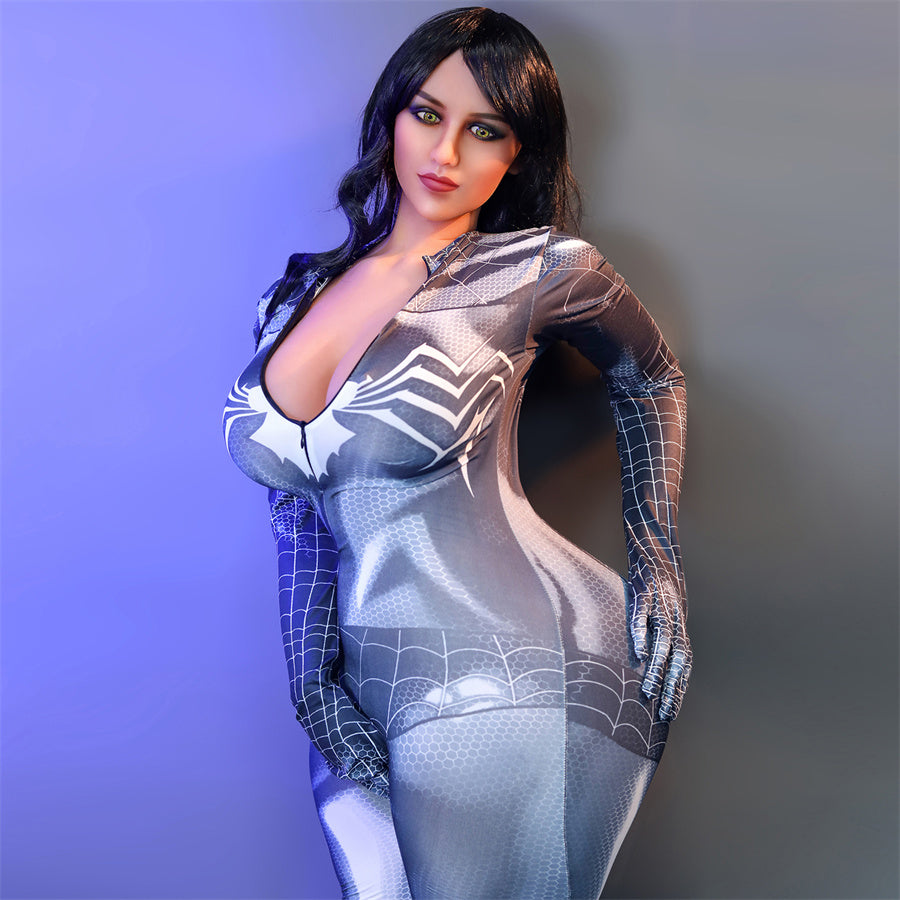 SY DOLL | 150cm(4.92')- TPE - Size+ Spiderman Bodysuit Sex Doll - Gwen