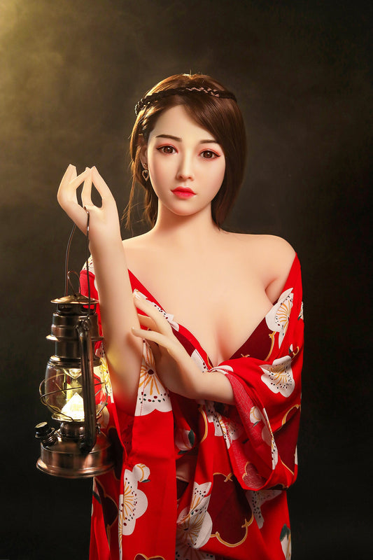 SY DOLL | 165cm（5.41’）- Silicone Head - Beautiful Asian Cosplay Sex Doll - Amida