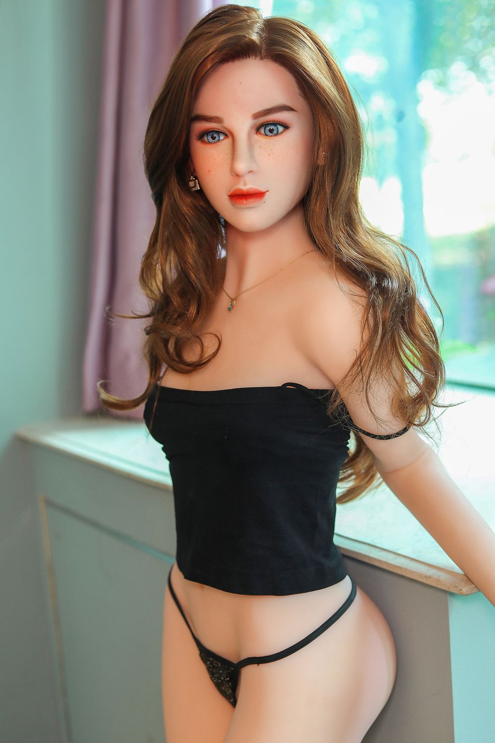 SY DOLL | 159cm(5.22') - Silicone head - Small Breasts Lifelike Sex Doll - Anne
