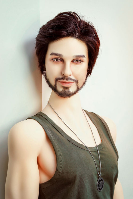 SY DOLL | 162cm（5.31’）- Silicone Head - Mature Lifelike Muscular Gay Male Sex Doll - James