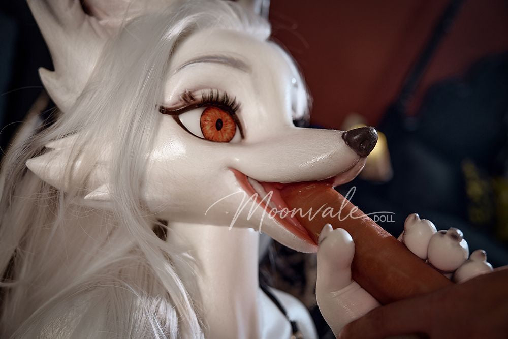 Moonvale Doll | 160cm ( 5.25’ ) - Full Silicone - Sultry Mature White Fox Luxury Goddess Furry Realistic Small Breasts Sex Doll - Sorelle