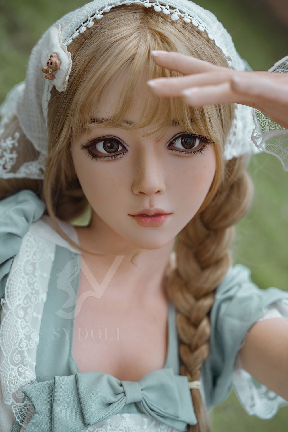 SY DOLL | 164cm（5.38‘） - Full Silicone - Realistic Seductive Alluring Sweet Blonde Lolita Big Breasts Sex Doll - Vanessa