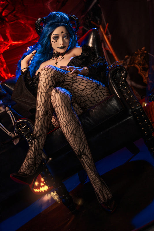 SY DOLL | 164cm ( 5.38’ ) - Silicone Head - Halloween Demon Sex Doll - Sassy