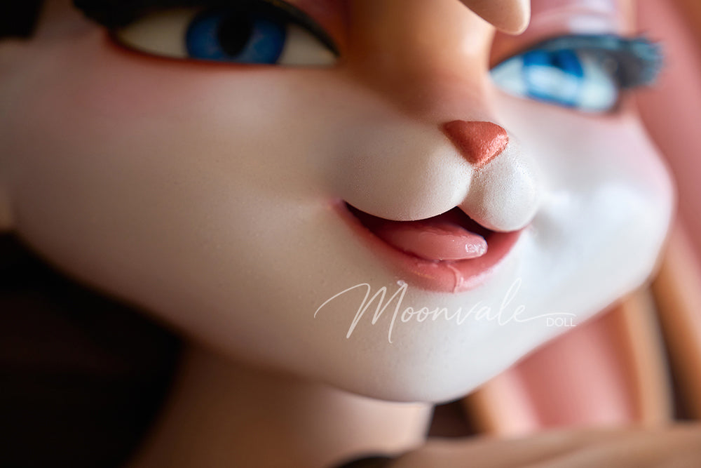 Moonvale Doll | 160cm (5.25’) - Full Silicone - Captivating Playful Sporty Anthro Bunny Furry Realistic Big Breasts Sex Doll - Iris