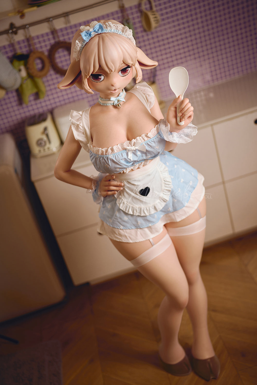 Moonvale Doll | 160cm (5.25’)  Full Silicone Captivating Sweet Elegant Anthro Sheep Furry Realistic Big Breasts Sex Doll - Aurelia