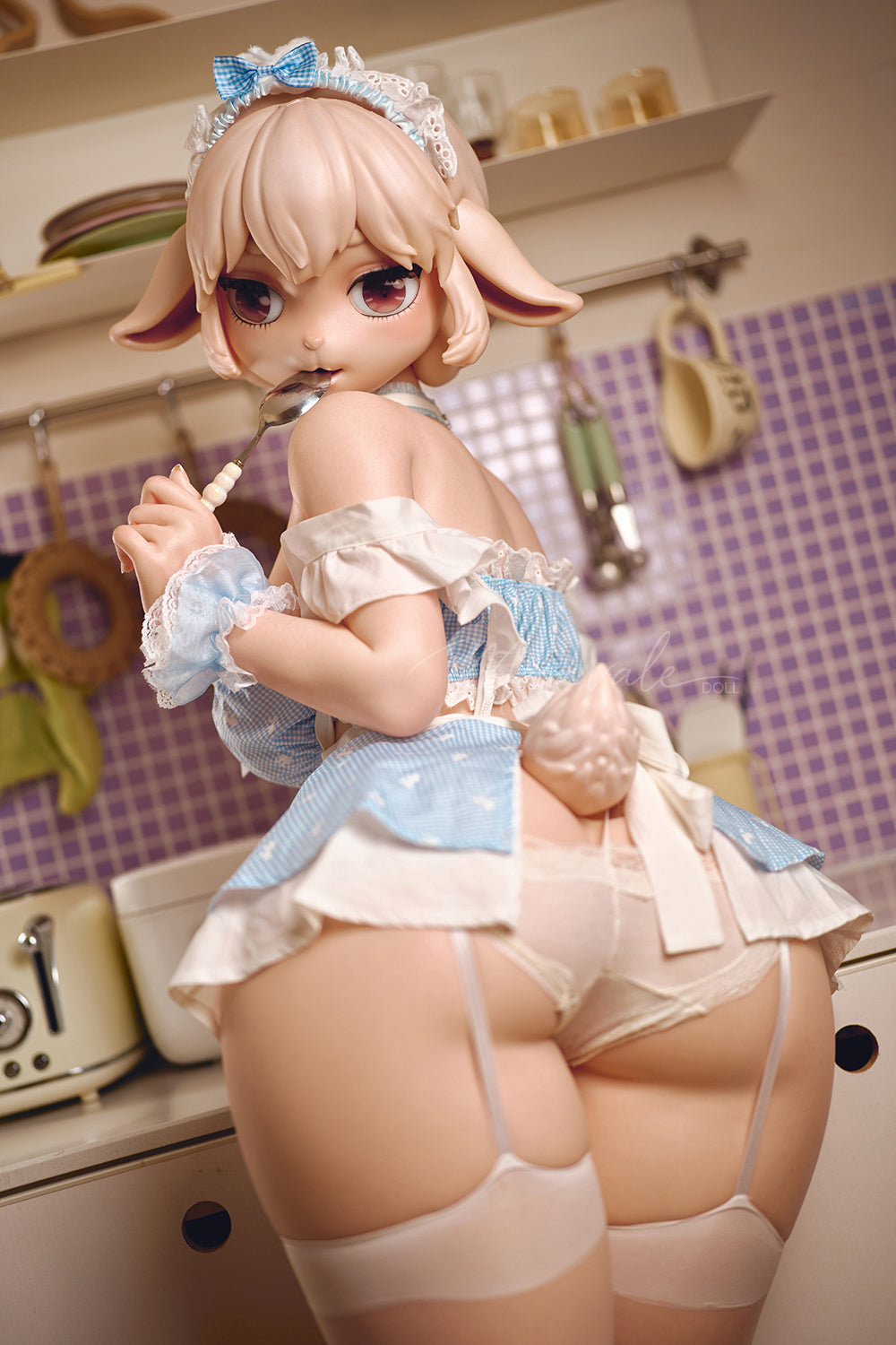 Moonvale Doll | 160cm (5.25’)  Full Silicone Captivating Sweet Elegant Anthro Sheep Furry Realistic Big Breasts Sex Doll - Aurelia