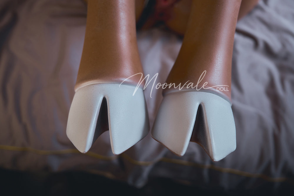 Moonvale Doll | 160cm (5.25’) - Full Silicone - Mysterious Seductive Wild Black Sheep Furry Realistic Big Breasts Sex Doll  - Aurelia