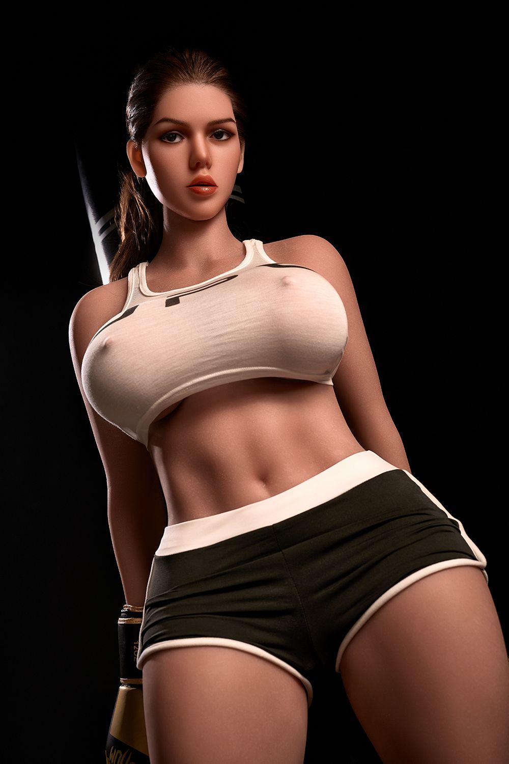SY DOLL | 163cm (5.35') - Silicone Head - Tempting Sporty Boxing Bombshell Lifelike Huge Breasts Sex Doll - Megan
