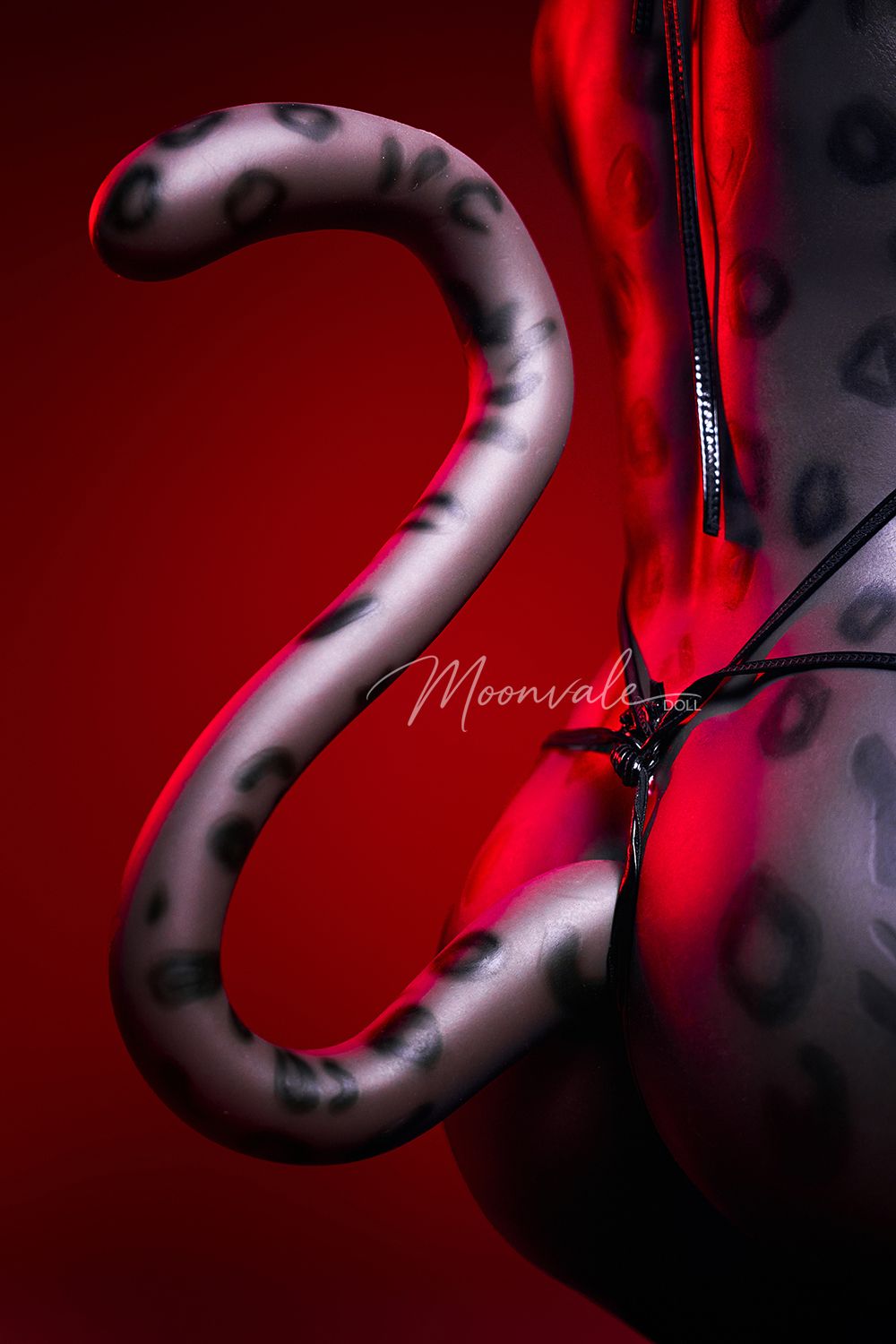 Moonvale Doll | 165cm ( 5.41’ ) - Full Silicone - Cold Seductive Wild Black Panther BDSM-style Furry Realistic Big Breasts Sex Doll - Velara