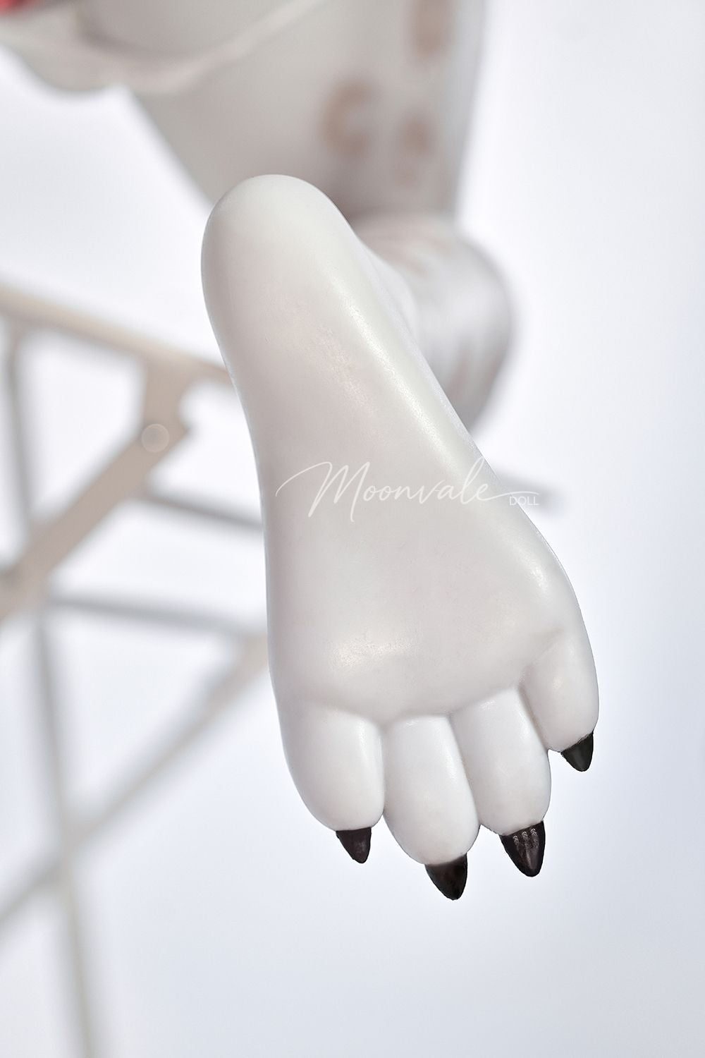 Moonvale Doll | 165cm ( 5.41’ ) - Full Silicone - Seductive Cool Office Lady White Panther Furry Realistic Big Breasts Sex Doll - Velara