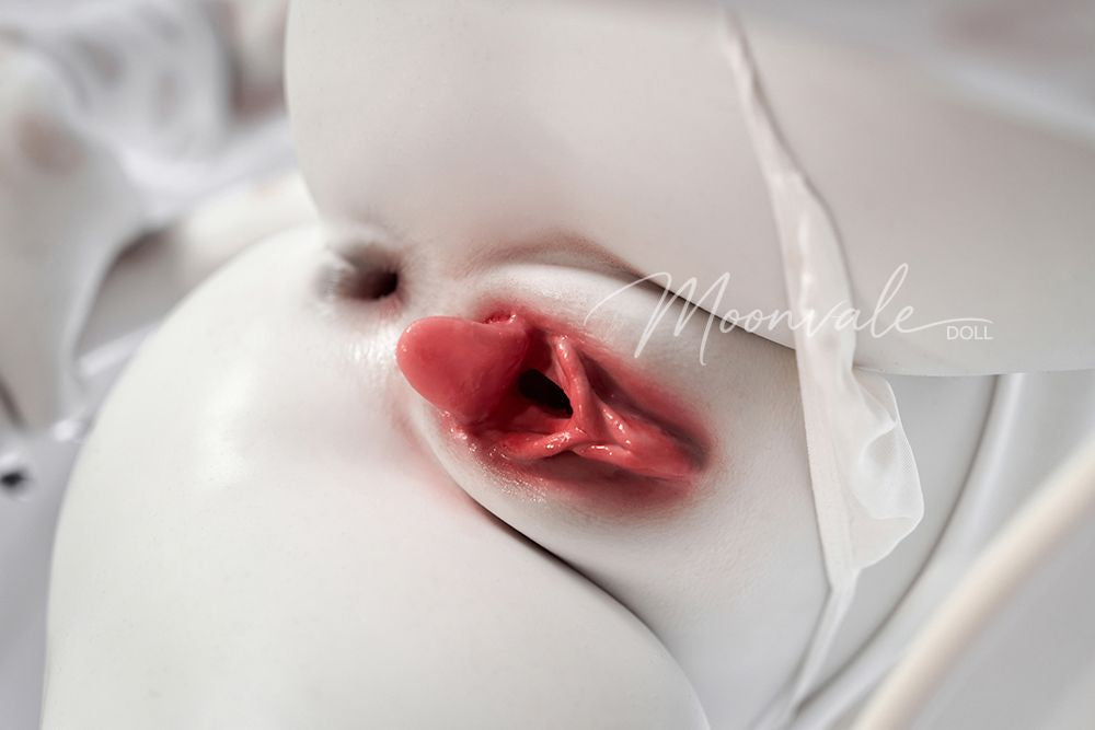 Moonvale Doll | 165cm ( 5.41’ ) - Full Silicone - Seductive Cool Office Lady White Panther Furry Realistic Big Breasts Sex Doll - Velara