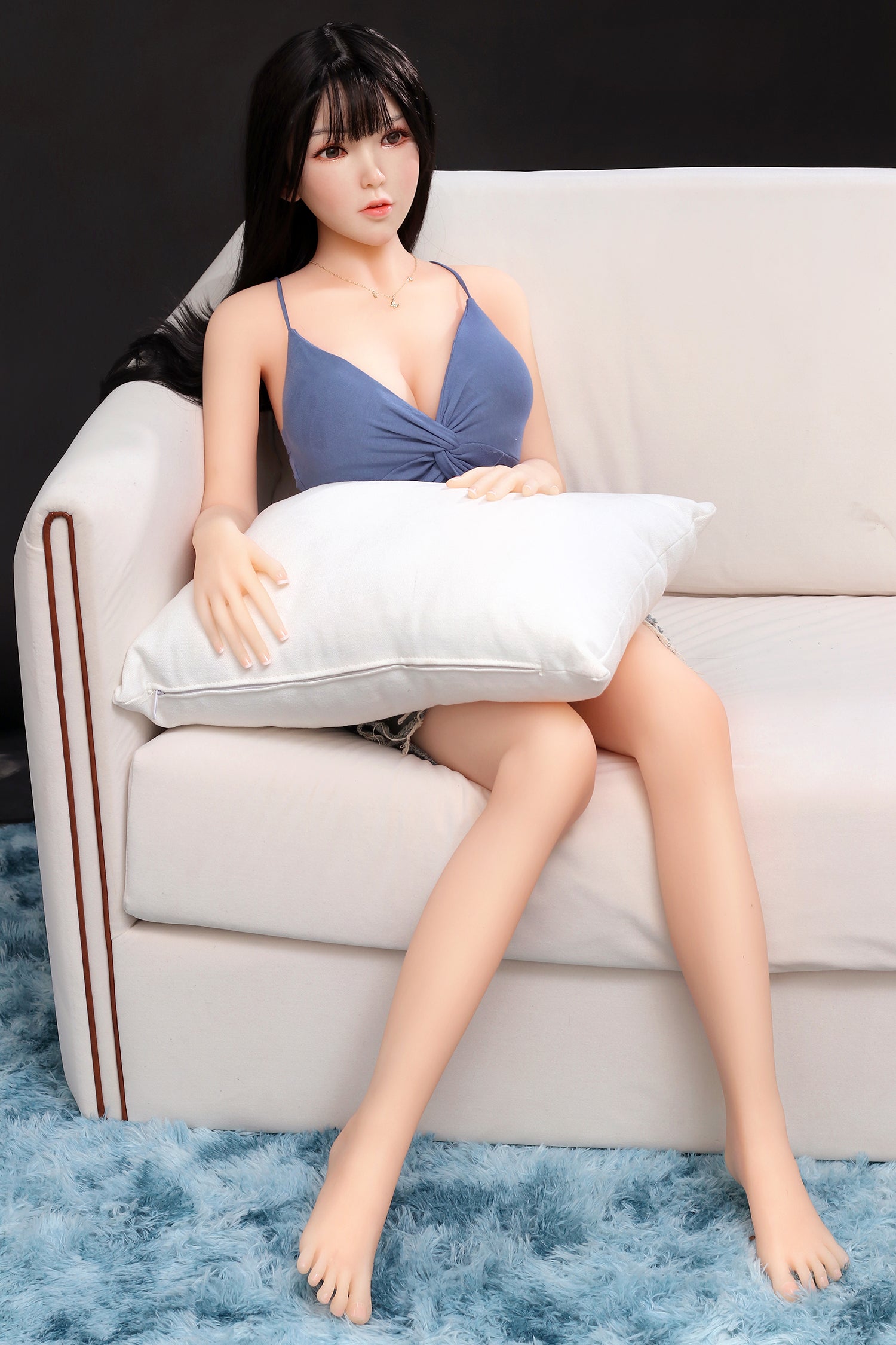 Janet - 5ft2in (158cm) Lady Realistic TPE Sex Doll with Silicone Head