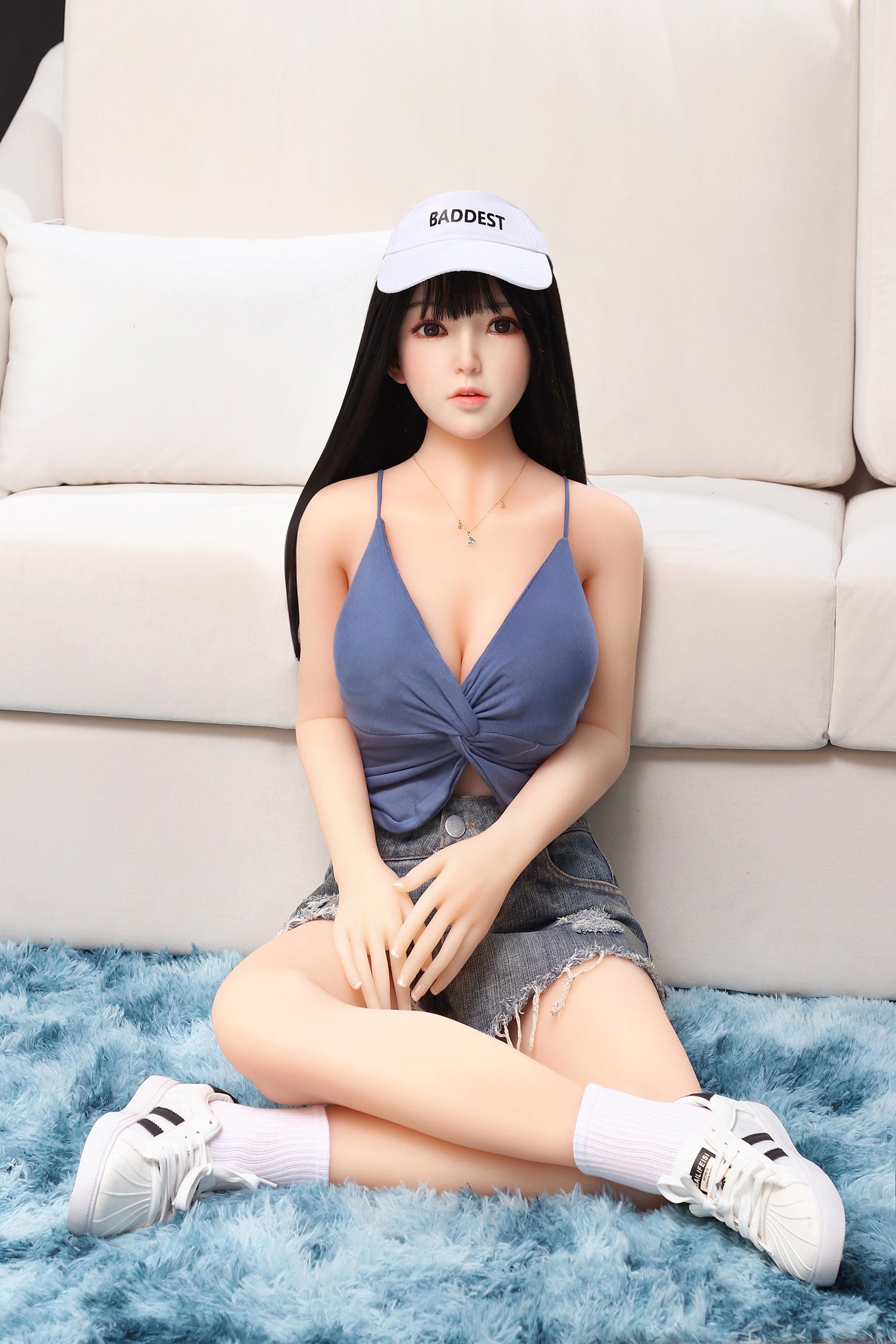 Janet - 5ft2in (158cm) Lady Realistic TPE Sex Doll with Silicone Head