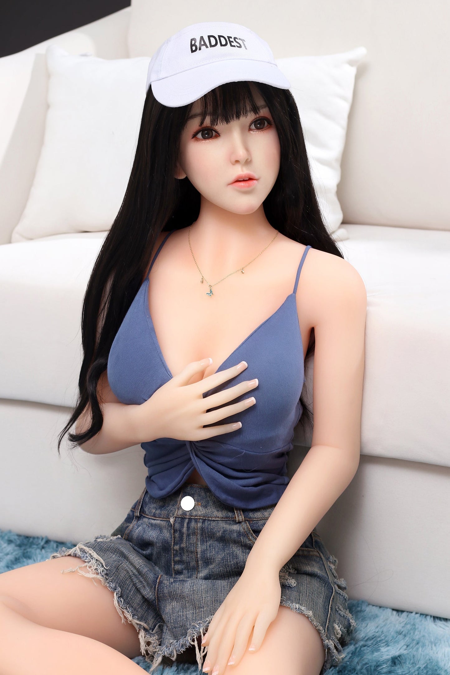 Janet - 5ft2in (158cm) Lady Realistic TPE Sex Doll with Silicone Head