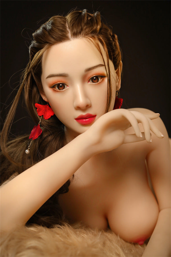 SY DOLL | 158cm (5’18”) - Silicone Head - Glamorous Asian Gentle Realistic Big Breasts Sex Doll -  Mavis